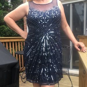 Sequins Pissarro nights evening dress